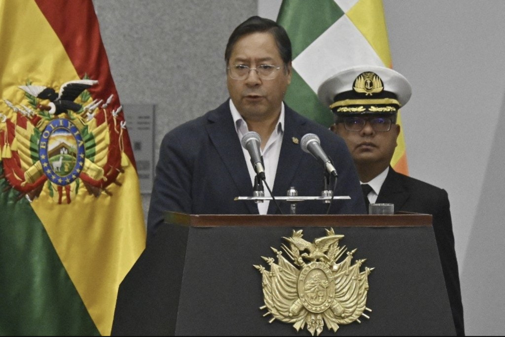 El presidente de Bolivia Luis Arce