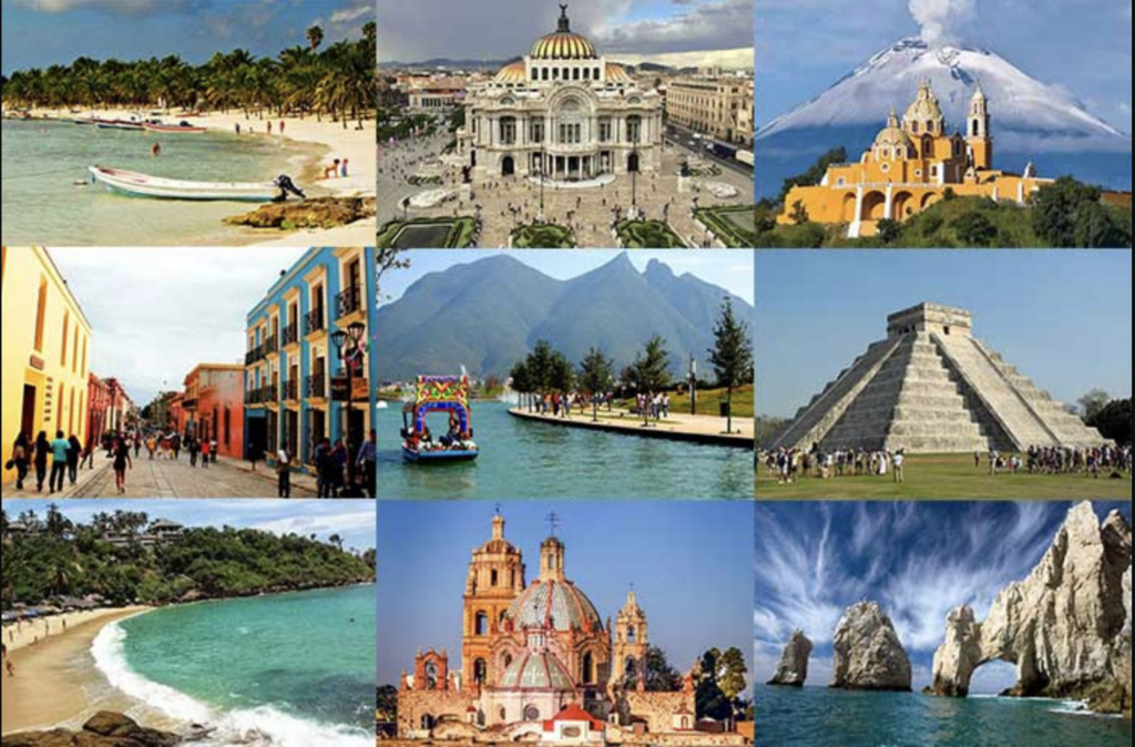 Paisajes turísticos icónicos de México